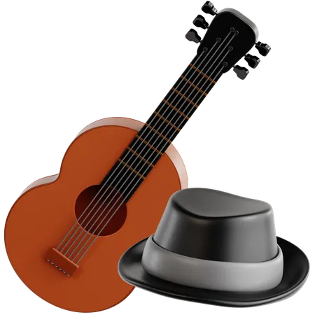 Blues Music  3D Icon
