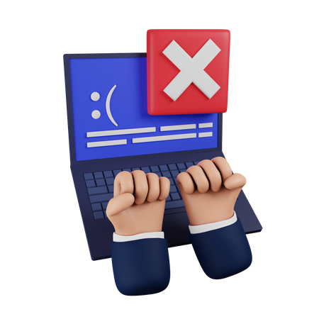 Bluescreen  3D Icon