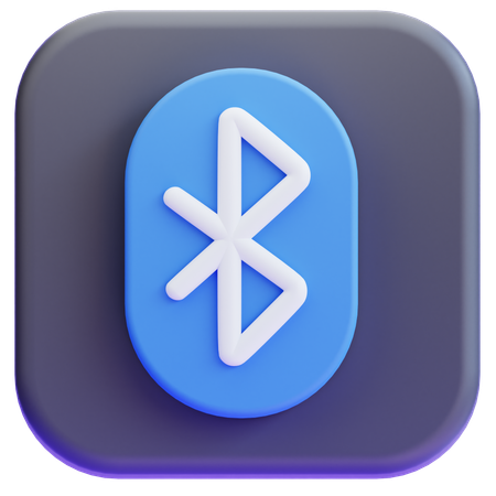 Bluetooth  3D Icon