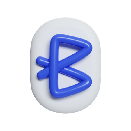 Bluetooth  3D Icon