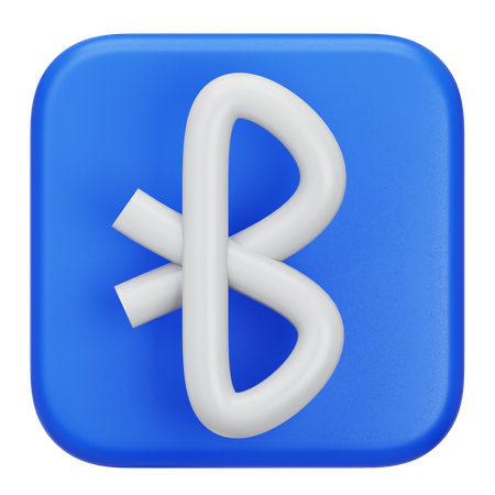 Bluetooth  3D Icon