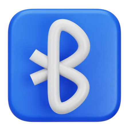 Bluetooth  3D Icon