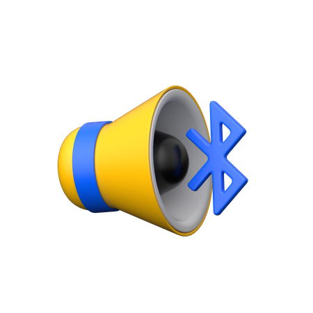 Audio Bluetooth  3D Icon