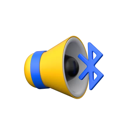 Bluetooth Audio  3D Icon