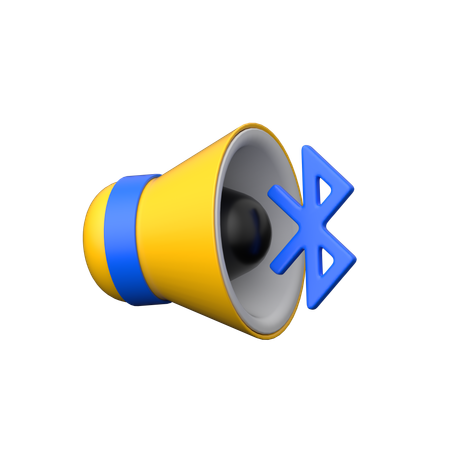 Bluetooth Audio  3D Icon