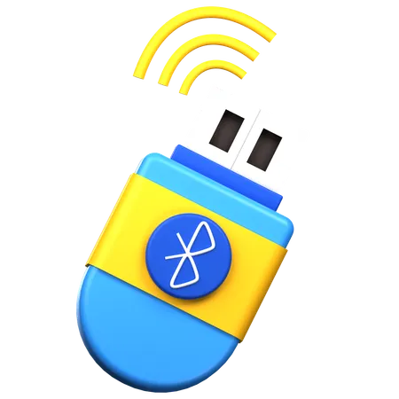 Bluetooth Drive  3D Icon