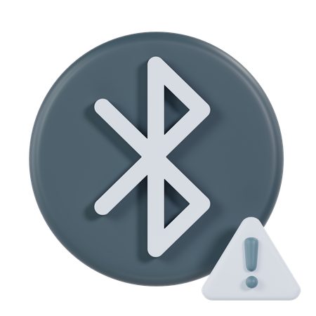 Bluetooth-Fehler  3D Icon