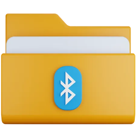 Bluetooth Folder  3D Icon