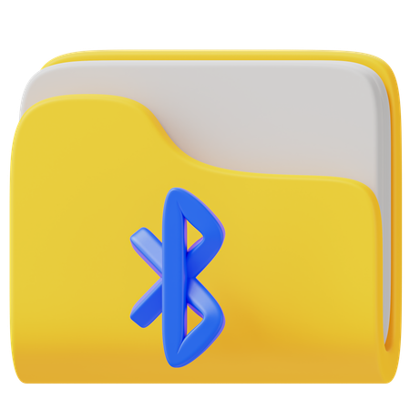 Bluetooth Folder  3D Icon