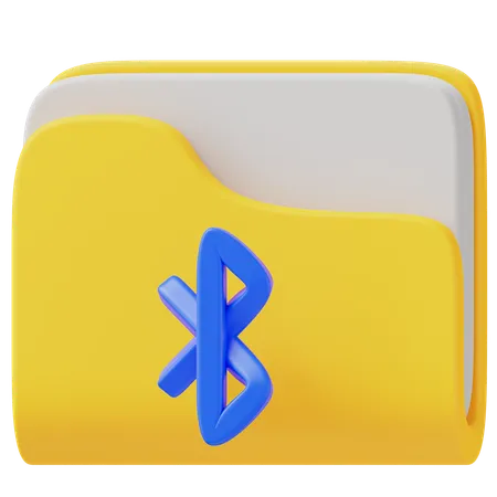 Bluetooth Folder  3D Icon