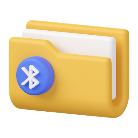 Bluetooth Folder  3D Icon