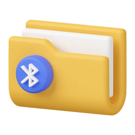 Bluetooth Folder  3D Icon