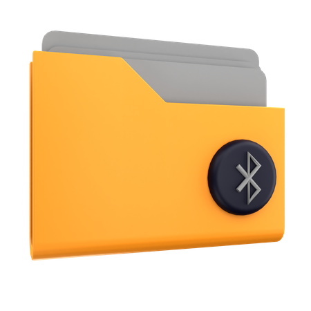 Bluetooth Folder  3D Icon
