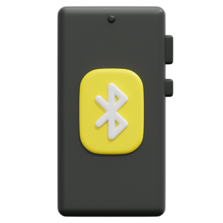 Téléphone portable Bluetooth  3D Icon