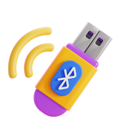 Bluetooth Usb  3D Icon