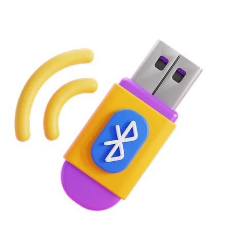 Bluetooth Usb  3D Icon