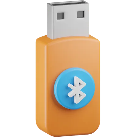 Bluetooth Usb  3D Icon