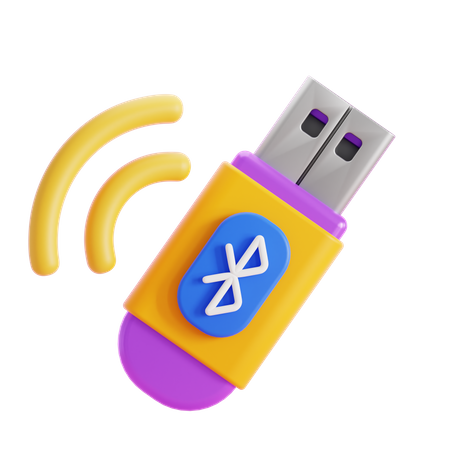 Bluetooth Usb  3D Icon