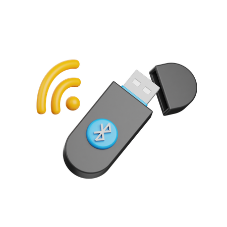 Bluetooth-USB  3D Icon