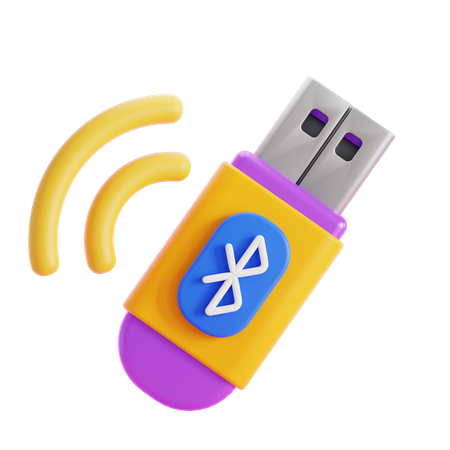 Bluetooth-USB  3D Icon