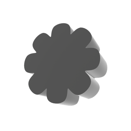 Blumenabstrackt  3D Icon