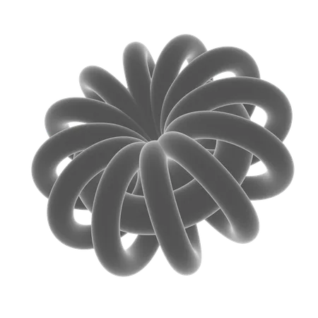 Blumenabstrackt  3D Icon