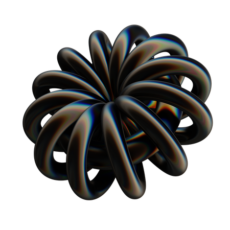 Blumenabstrackt  3D Icon