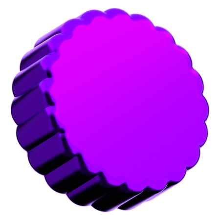 Blume abstrakt form  3D Icon