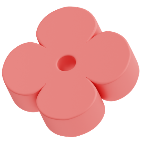 Blume abstrakt form  3D Icon