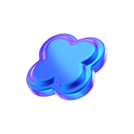 Blume abstrakt form  3D Icon