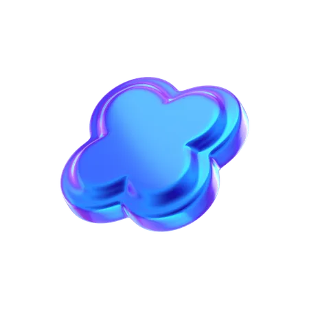 Blume abstrakt form  3D Icon