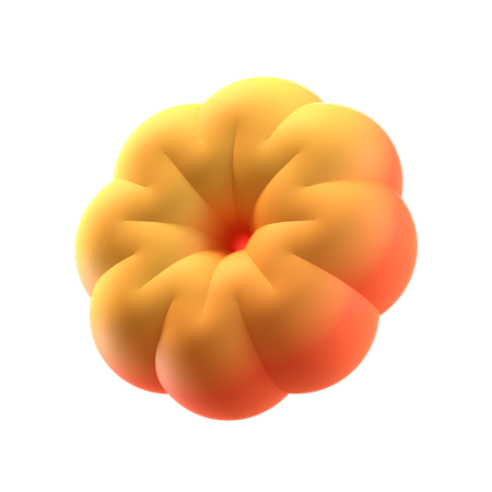 Blume Donut abstrakte Form  3D Icon