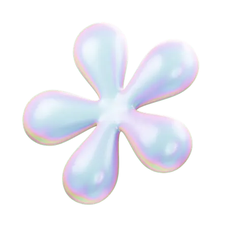 Blume perle abstrakt  3D Icon