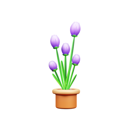 Blume Pflanze  3D Icon