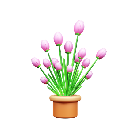 Blume Pflanze  3D Icon