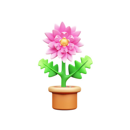 Blume Pflanze  3D Icon