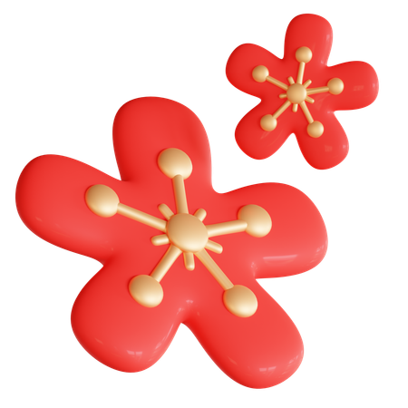 Blumen  3D Icon