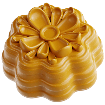 Blumenmondkuchen  3D Icon