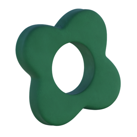 Blütenform  3D Icon