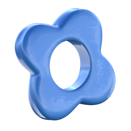 Blütenform  3D Icon