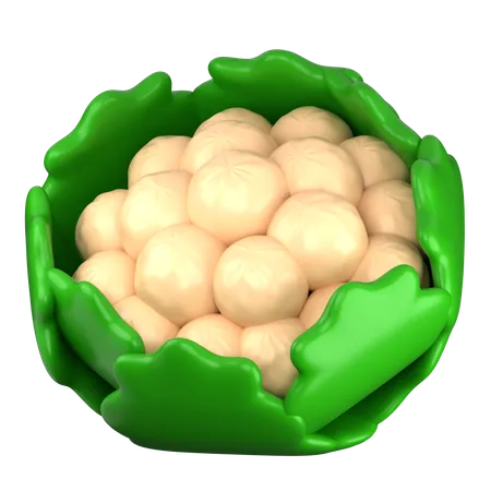 Blumenkohl  3D Icon