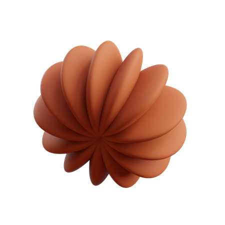 Blumenscheiben  3D Icon