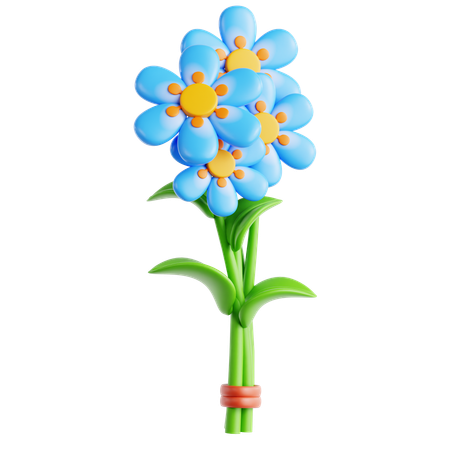 Blumenstrauß  3D Icon