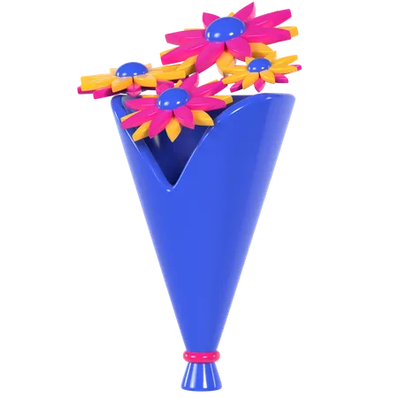 Blumenstrauß  3D Illustration