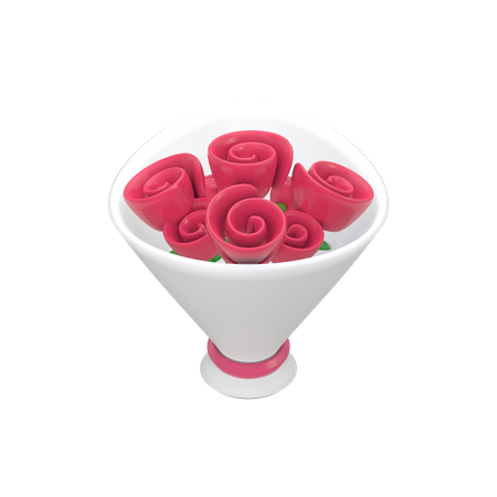 Blumenstrauß  3D Illustration