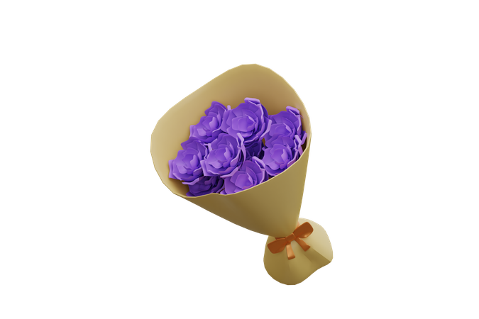 Blumenstrauß  3D Icon