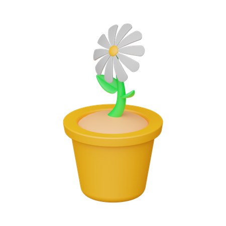 Blumentopf  3D Icon