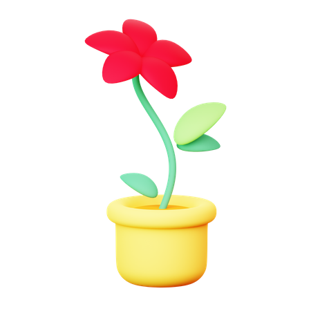 Blumentopf  3D Icon