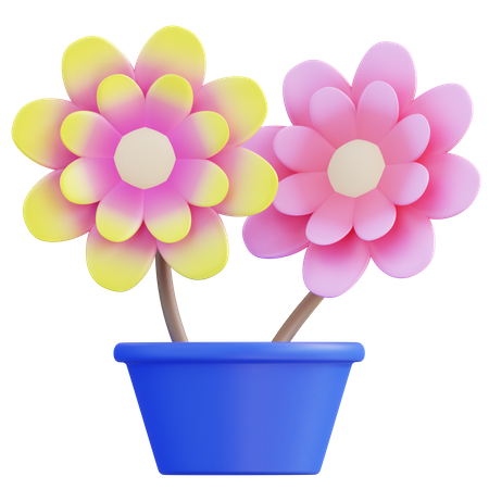 Blumentopf  3D Icon