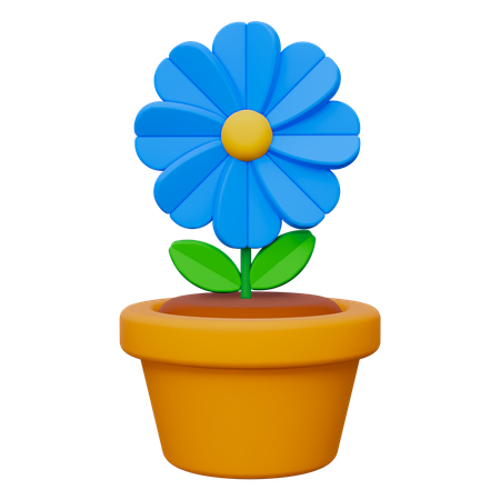 Blumentopf  3D Icon